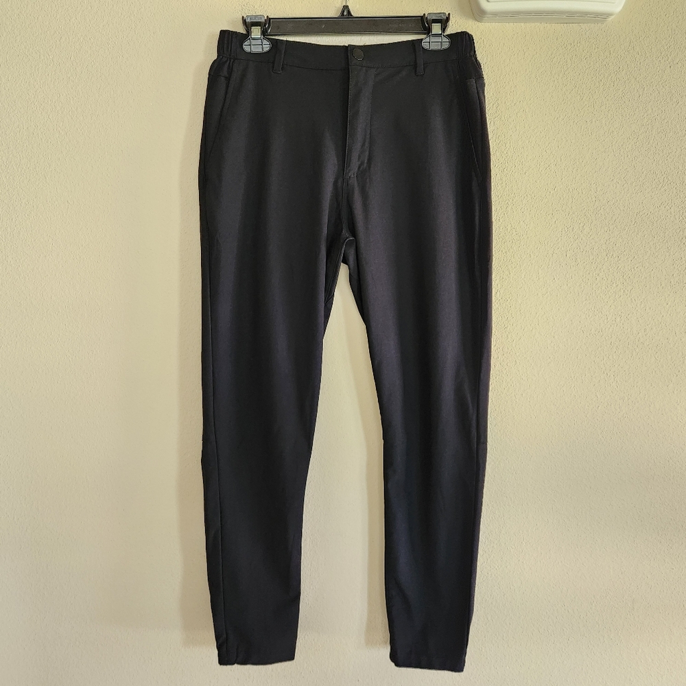 Cuts Black Mens Slim Fit Jogger Pants Size Medium